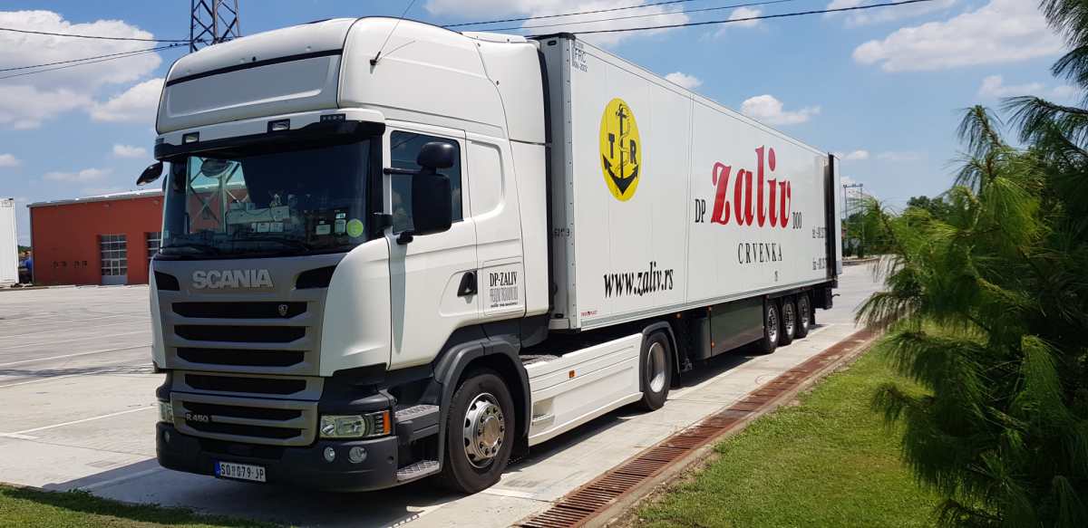 DP Zaliv teretno vozilo u servisnom centru